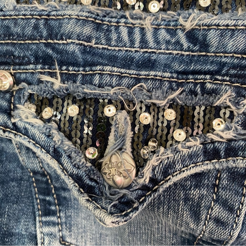 Miss Me Mid-Rise Boot Stretch Jean Size 28 - Picture 9 of 14